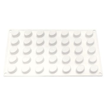 Форма кондитерская "Овал" 35 ячеек 22*23*10 мм силикон P.L.