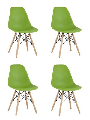 Стул Eames Style DSW зеленый x4