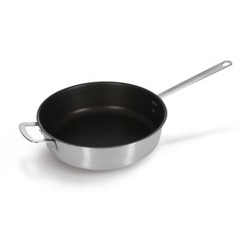 СКОВОРОДА d=320/85 нерж антиприг. покрытие, высокие борта, ИНДУКЦИЯ, LUXSTAHL