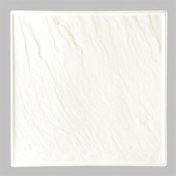Блюдо квадратное 25,5*25,5 см Relief белое фарфор P.L. Proff Cuisine [3]