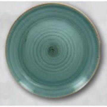 Тарелка RAK Porcelain Twirl Lagoon плоская 27 см