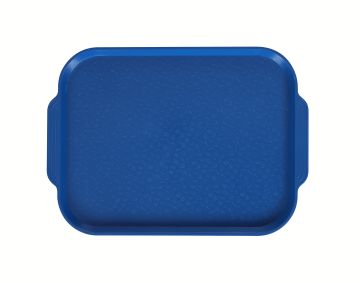 Поднос столовый 450х355 мм с ручками синий