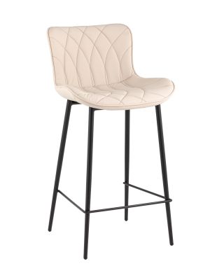 Стул полубарный Vault экокожа светло-серый