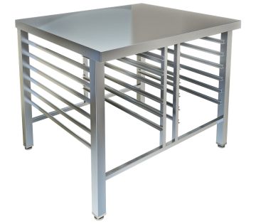 Стол-подставка СПС-128/817 под пароконвектомат, открытая