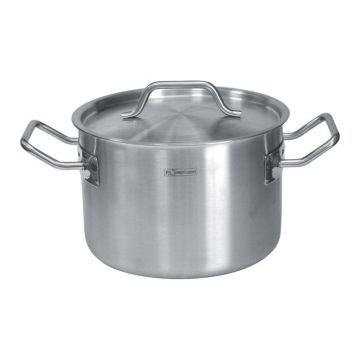 Кастрюля котел 31 л, 36*30 см с крышкой нерж. 18/8 ИНДУКЦИЯ P.L. Proff Cuisine