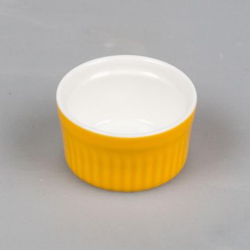 Соусник 80 мл 6,5 см Рамекин круглый оранжевый фарфор P.L. Proff Cuisine NEW [10]