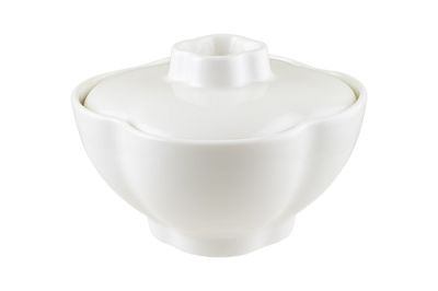 Салатник d=110 мм. 300 мл. h=60 мм. с крышкой Белый, форма Ист Bonna /1/12/1116/