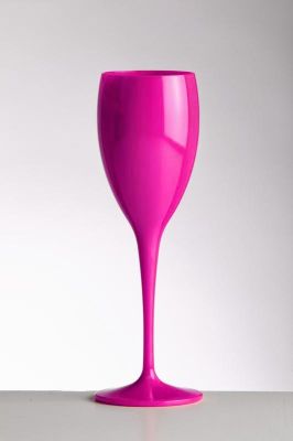Бокал для шампанского, Flute, объем 170 мл, поликарбонат, фуксия