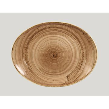 Овальная тарелка RAK Porcelain Twirl Shell 36*27 см