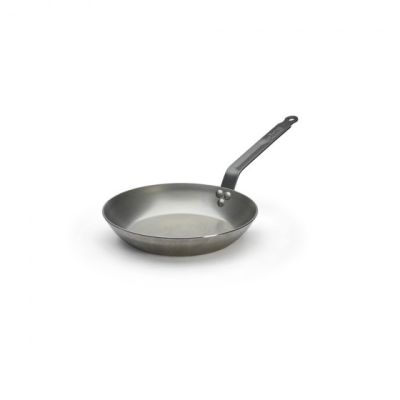 Сковорода d=26 см. h=4,5 см. 1,8 л. белая сталь (индукция) Carbone Steel De Buyer (5110.26) /1/3/