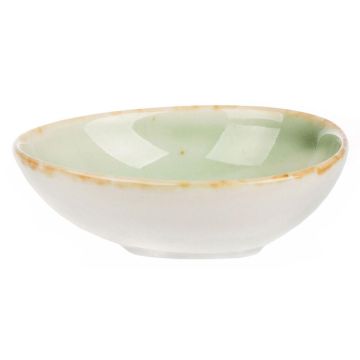 Соусник 110 мл 10,8*9,4*3,5 см овальный фарфор Organica Green P.L. Proff Cuisine [6]