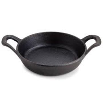 Сковорода для подачи на дерев. подст. 18 см круглая чугун 2 ручки P.L. Proff Cuisine