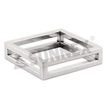 Подставка фуршетная стойка 12*12*3 см квадрат нерж. P.L. Proff Cuisine