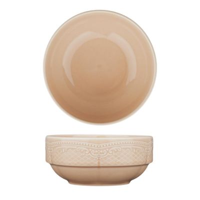 Салатник  400 мл d 12 см h5,4 см емкость для закусок Aristocrat Peach Tea Stackable Noble [6]