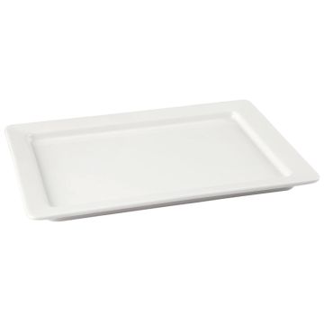 Гастроемкость 1/2 h20 мм фарфор 325*265*20 мм 1,2 л белая P.L. Proff Cuisine