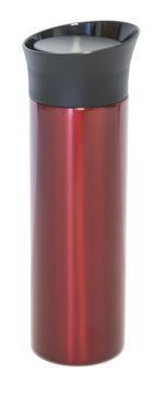 Термостакан 0.5 л красный, нержавеющая сталь