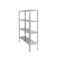 Стеллаж кухонный Luxstahl СР-1800х1300х300/4 нерж