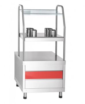 Прилавок для столовых приборов ПСПХ-70КМ хлебница, столешница нерж. (21000011564)