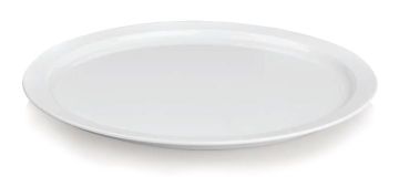 Тарелка для пиццы 32 см, поликарбонат, белый
