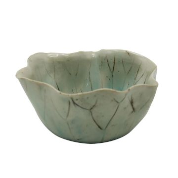 Салатник 450 мл 14*13,8 см h7 см Sea Blue Flower Frutti di Mare P.L. [1]