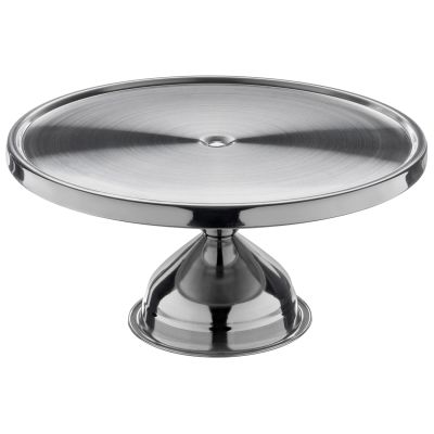 Подставка для торта d=32,5 см. h=15,7 см. на ножке нерж. MGsteel /1/24/