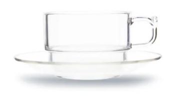 Чайная пара 200 мл, поликарбонат