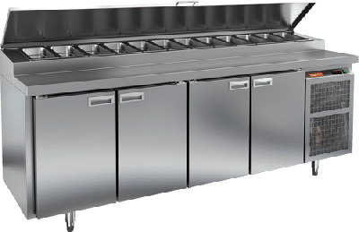 Стол охлаждаемый для пиццы HICOLD PZ1-1111/GN (1/3H)