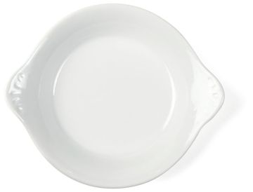 Блюдо круглое 20 см огнеупорное, шпатовый фарфор