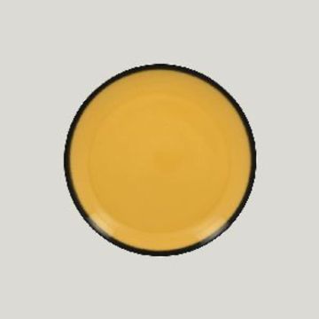 Тарелка круглая RAK Porcelain LEA Yellow 27 см (желтый цвет)