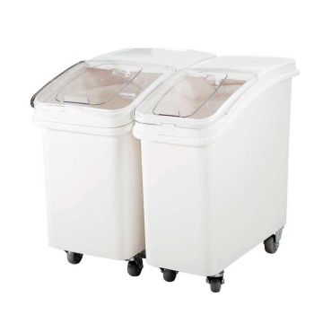 Контейнер для продуктов 81 л передвижной с откидной крышкой пластик P.L. Proff Cuisine