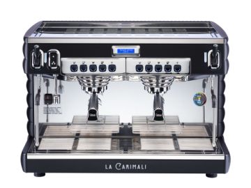 Кофемашина - автомат CARIMALI Bubble E2 2 высокие группы, экономайзер, черная (BU-E2-H-02-B)