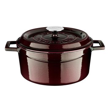 Кастрюля  2,8 л, d 20 см, h 11,5 см чугун с крышкой ИНДУКЦИЯ Majolica Mor LAVA