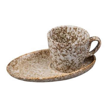 Чайная пара 180 мл d 7,8 см h7 см Brown Spider Silk P.L. Proff Cuisine [6]