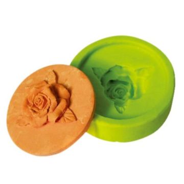 Форма кондитерская "Роза" d 7*2 см (3,5 см) силикон P.L.