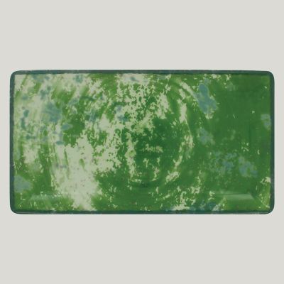 Блюдо прямоугольное 33*18 см Green Peppery фарфор RAK