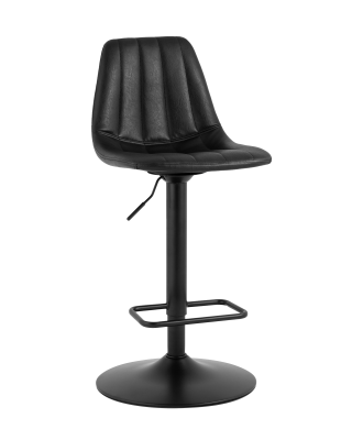 Стул барный Code экокожа чёрный