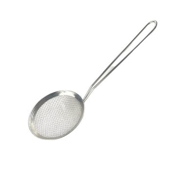 Шумовка 350 мм. d=140 мм. нерж. мелкая сетка MGsteel /1/