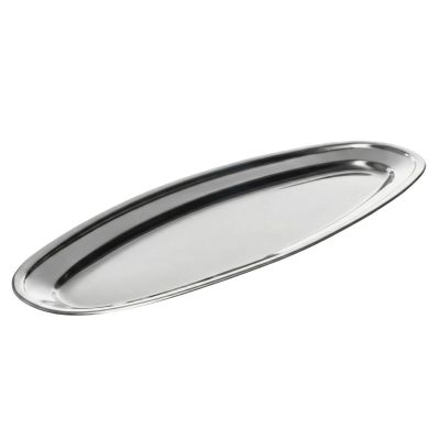 Блюдо овальное нерж. 60*24 см. для рыбы MGsteel /1/10/