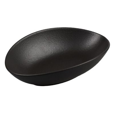 Салатник  700 мл 25*16 см h6,4 см Wave Up Smooth Black Raw Stellar P.L. Proff Cuisine [1]