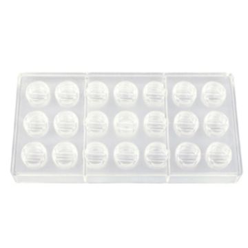 Пластиковая форма "Круг" 21 ячейка 26*16 мм, P.L. Proff Cuisine