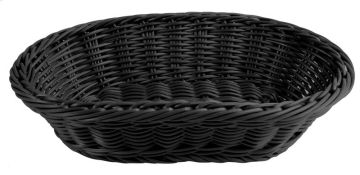 Корзина 29x18.5 см черная, полипропилен