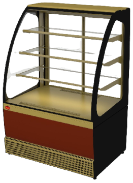 Витрина холодильная Veneto VS-0,95 (крашенная) (4.322.136/136-100)