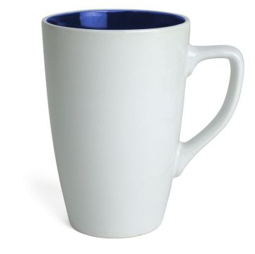 Кружка Apollo 300 мл белая/синяя, керамика