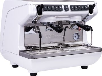 Кофемашина рожковая автомат Nuova Simonelli Appia Life Compact 2Gr V 220V white+economizer+high groups