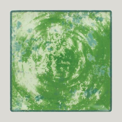 Тарелка 27*27 см h2,6 см квадратная Green Peppery фарфор RAK