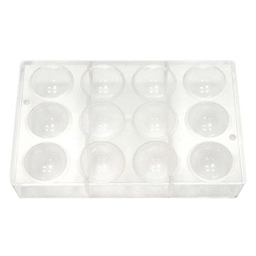 Форма для шоколада "Полусфера", 15 ячеек 32*16 мм, поликарбонат, P.L. Proff Cuisine