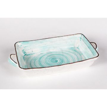 Блюдо прямоугольное 30*19,5*5,4 см 1900 мл с ручками Coral Fusion P.L. Proff Cuisine [1]