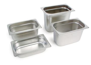 Гастроемкость 1/4 h=100 мм. 265*162 мм. 2,5 л. нерж. MGsteel /1/6/24/