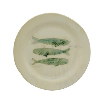 Тарелка d 27,3 см h2 см Green Fish Gray Frutti di Mare P.L. [6]