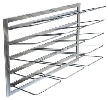 Полка настенная для досок ТЕХНО-ТТ ПН-251/604 (5 секций) вертикальная